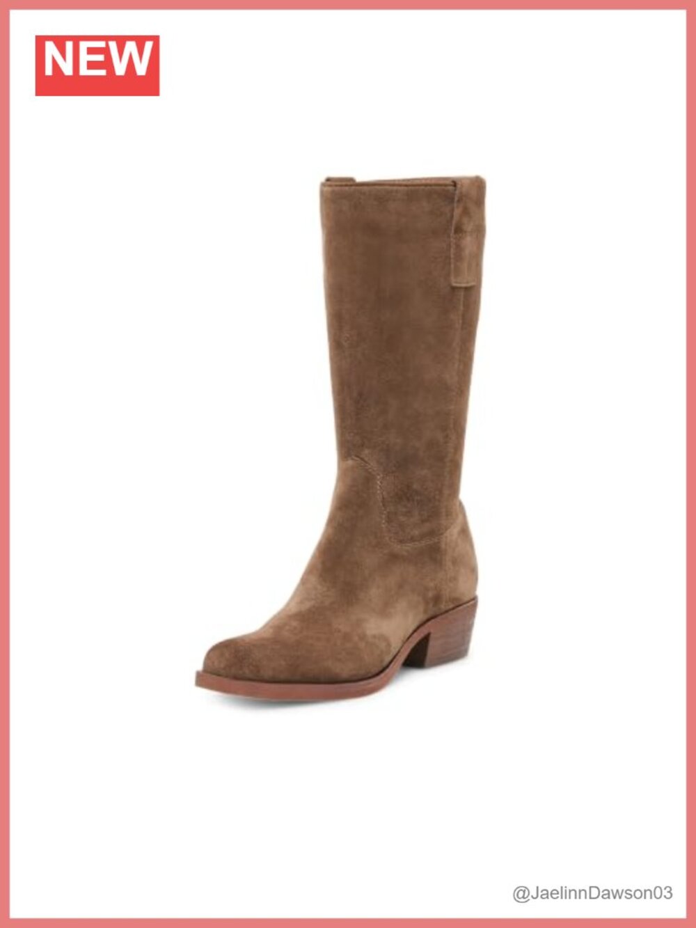 Dolce Vita Romie Mid Calf Boot Women's Equestrian Style Suede Pull-On Boots